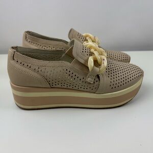 Dolce Vita Jhenee Shoes Sneakers Sand Nubuck‎ Women’s Size 8.5